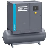 Thumbnail of Atlas Copco GA 18 tank mounted rotary screw air compressor with pack dryer